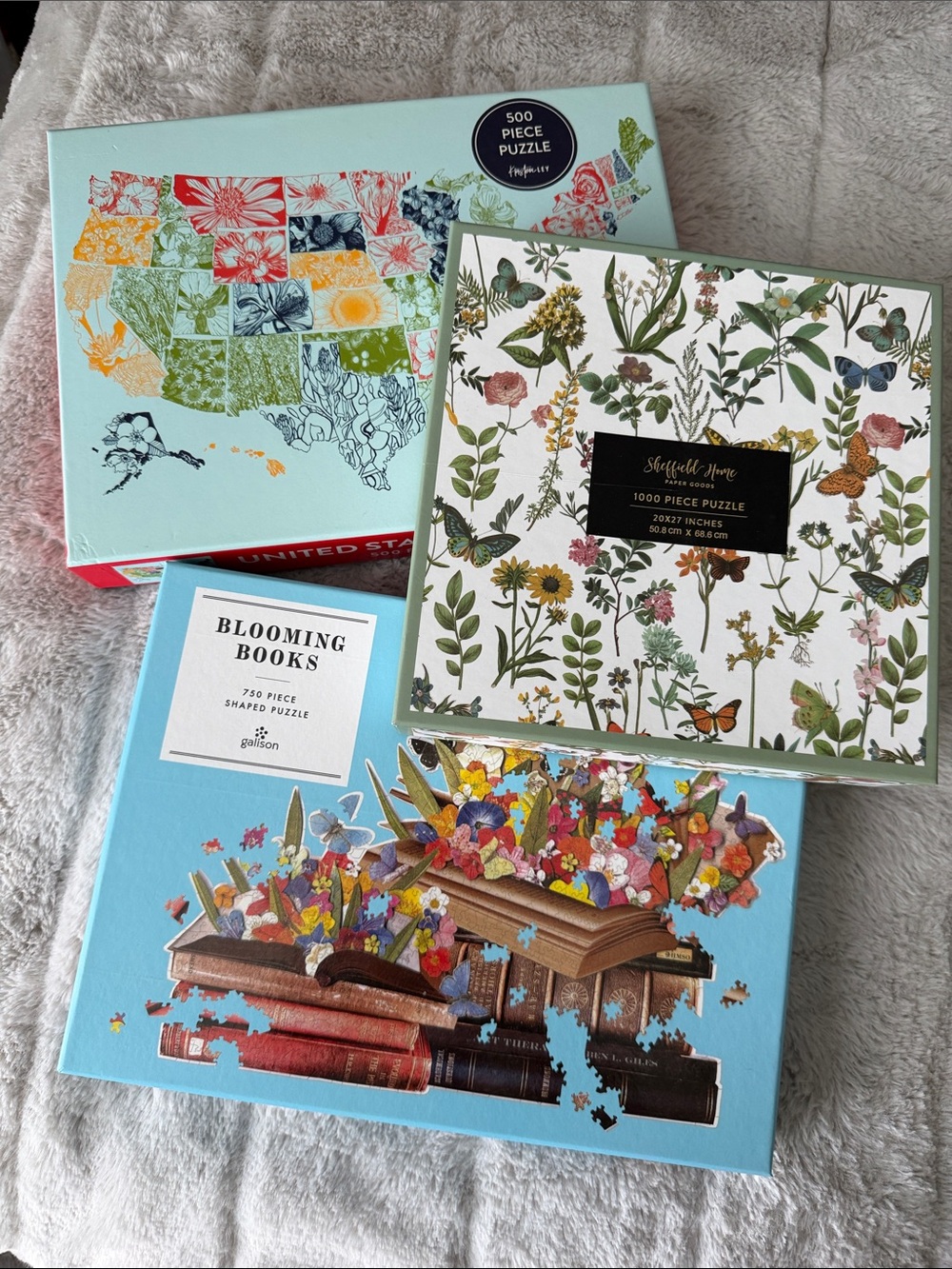 Books, Butterflies and Blooms Puzzle Bundle